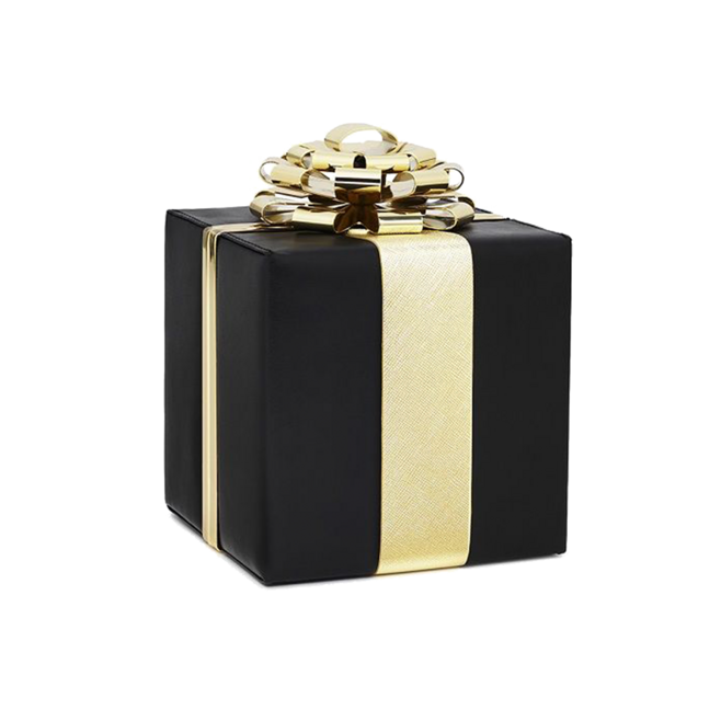 神秘的黑金禮物盒 奢華與驚喜的藝術